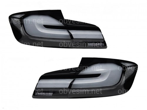 Задние фонари SMOKE G30 Style для BMW 3 series F30 2012-2018