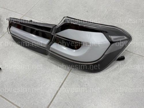 Задние фонари SMOKE G30 Style для BMW 3 series F30 2012-2018