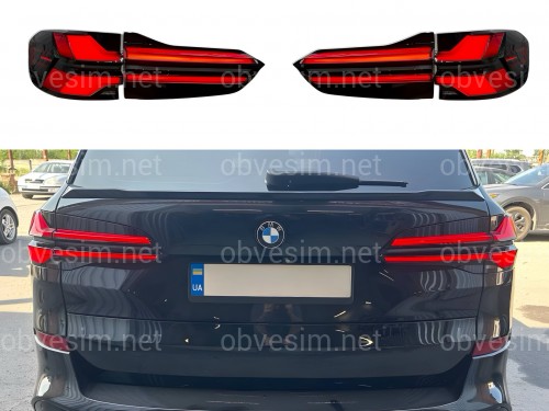 Фонари стопы LCI 2023+ рестайлинг для BMW X5 G05 2018-2022 4шт