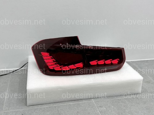 Задние фонари GTS Style RED для BMW 3 series F30 2012-2018