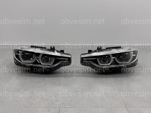 Фары FULL LED  для BMW 3 series F30 F31 2012-2018 2шт, ГАЛОГЕН В ЛЕД