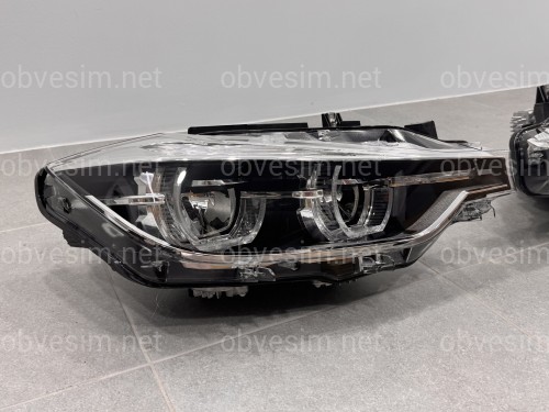 Фары FULL LED  для BMW 3 series F30 F31 2012-2018 2шт, ГАЛОГЕН В ЛЕД