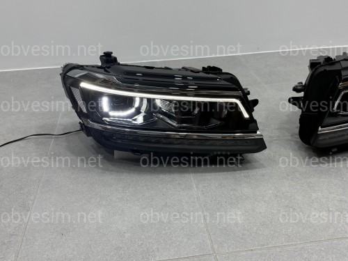 Фары FULL LED Volkswagen Tiguan 2016-2020 2шт. комплектные с блоками, ЗАМЕНА ГАЛОГЕНА