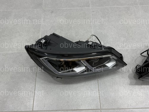Фары FULL LED Volkswagen Tiguan 2013-2018 2шт. комплектные с блоками, ЗАМЕНА ГАЛОГЕНА