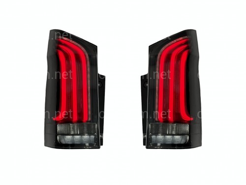 Задние LED фонари 2023+ рестайлинг для Mercedes W447 Vito / V-class / Metris 2014- , комплект 2шт.