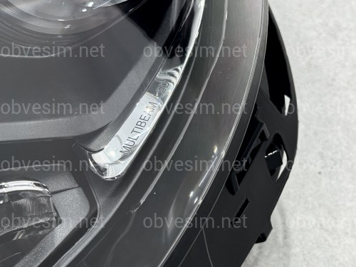 Фары Full LED в стиле MULTIBEAM рестайлинг для Mercedes E-Class W213 2020-2023, комплект 2шт.