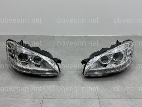 Фары ксенон + галоген для Mercedes-Benz S-class W221 2005-2013, комплект 2шт.