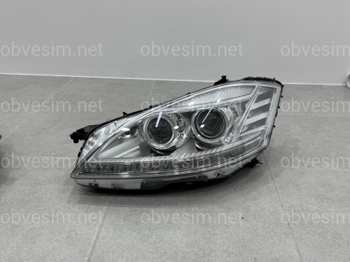 Фары ксенон + галоген для Mercedes-Benz S-class W221 2005-2013, комплект 2шт.