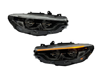 FULL LED фары LCI для BMW 4 series F32 F33 F36 F80 2016-2020 2шт. комплектные с блоками, LED В LED