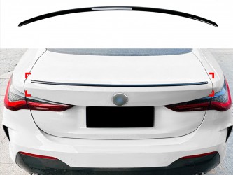 Спойлер лип BMW 4 series G22 2020- ABS пластик, черный глянец