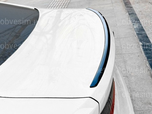 Спойлер лип BMW 4 series G22 2020- ABS пластик, черный глянец