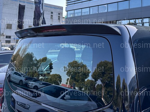 Спойлер на заднюю дверь ЛЯДА Mercedes Benz Vito W447 ABS пластик, цвет черный глянец