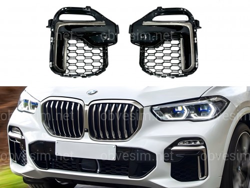 Решётки в бампер M-paket для BMW X5 G05