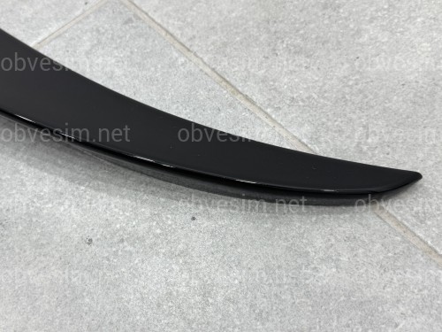 Спойлер лип на багажник BMW series 5 F10 2010-2016 ABS пластик, черный глянец