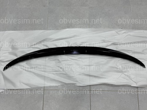 Спойлер лип на багажник BMW series 5 F10 2010-2016 ABS пластик, черный глянец