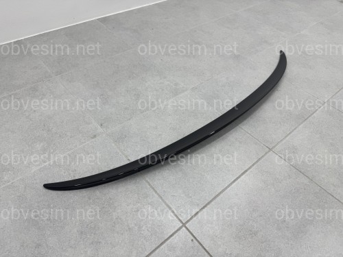 Спойлер лип на багажник BMW series 5 F10 2010-2016 ABS пластик, черный глянец