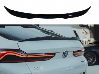 Спойлер на багажник под стекло BMW X6 G06 2018-, ABS пластик цвет черный глянец