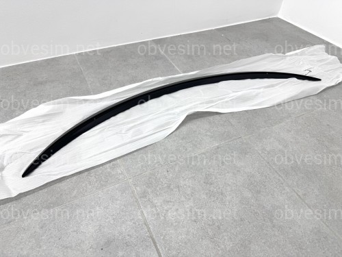 Спойлер лип для Tesla Model Y 2020-2024 ABS пластик, цвет черный глянец