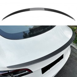 Спойлер лип для Tesla Model 3 2017-2024 ABS пластик, цвет карбон