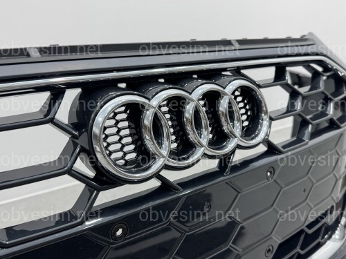 Бампер передний в сборе S-Line ХРОМ для Audi A4 B9 2020-2023