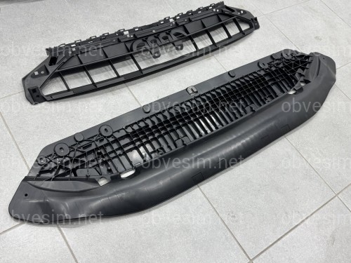 Бампер передний в сборе S-Line ХРОМ для Audi A4 B9 2020-2023