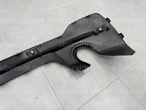 Накладка диффузор заднего бампера M Paket под парктроники для BMW X4 F26 2014-2018