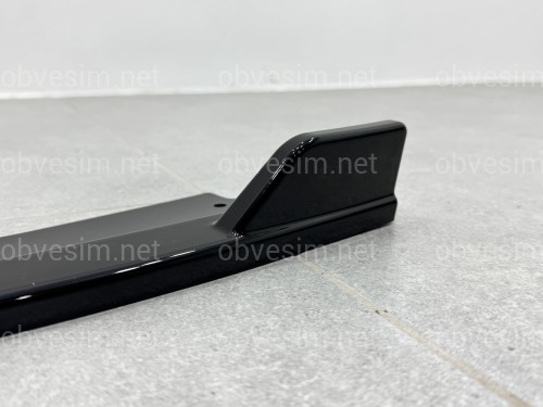 Лезвия накладки заднего бампера M-Performance BMW X3 G01 LCI 2022-2024 2шт. ABS пластик, черный глянец
