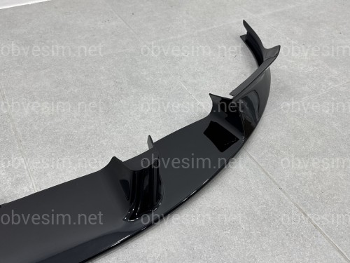 Юбка переднего бампера X3M F97 / X4M F98 2018-2021, цвет черный глянец