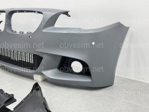 Передний бампер в сборе M Paket LCI 2013+   для BMW 5 Series F10 F11 2010-2016 ПОД ПАРКТРОННИКИ
