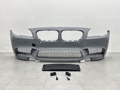 Передний бампер в сборе стиль M5 стиль для BMW 5 Series F10 F11 2010-2016 ПОД ПАРКТРОННИКИ