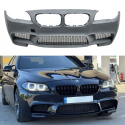 Передний бампер в сборе стиль M5 стиль для BMW 5 Series F10 F11 2010-2016 ПОД ПАРКТРОННИКИ