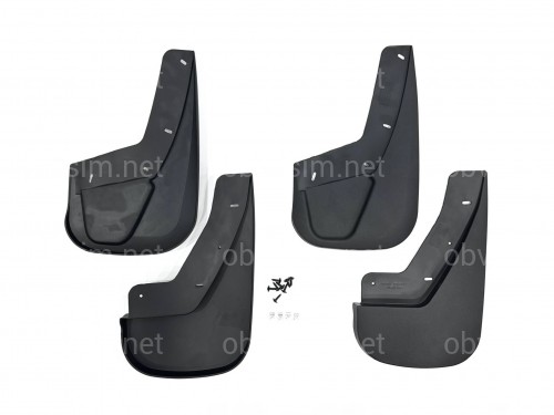 Брызговики Cadillac Escalade / Chevrolet Tahoe 2006-2014 комплект 4 шт.