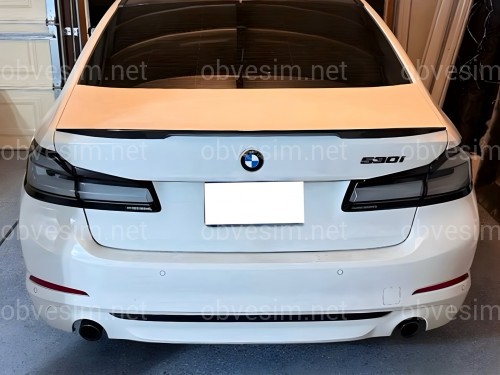 Задние дымчатые LED фонари LCI 2020+ для BMW G30 2017-2020