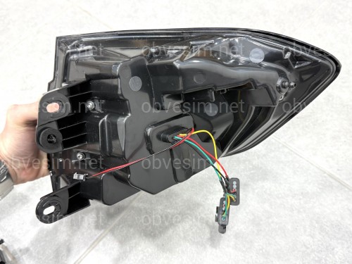 Задние LED фонари стиль G30 для BMW 3 series F30 2012-2018 красные, комплект 4шт.