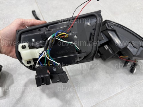 Задние LED фонари стиль G30 для BMW 3 series F30 2012-2018 дымчатые, комплект 4шт.