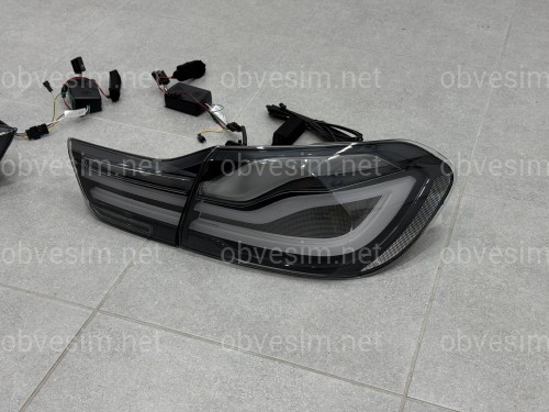 Задние дымчатые LED фонари рестайлинг для BMW 4 series F32 F33 F36 F82 F83 2013-2020