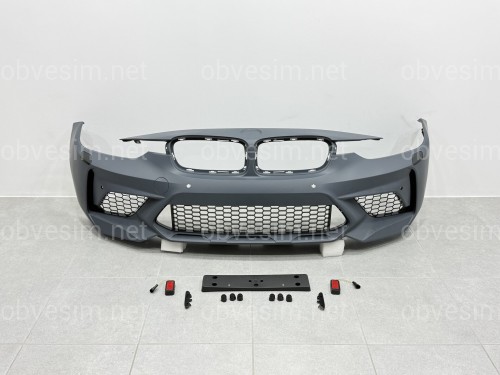 Передний бампер CS стиль BMW 3 Series F30 F31 2012-2018