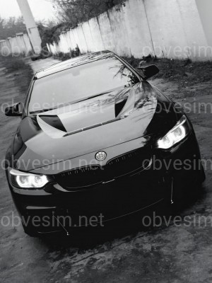 Капот в стиле CS для BMW 3 / 4 series F30 / F31 / F32 / F33 / F36 металл