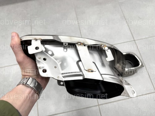 Насадки на выхлопные трубы M Paket LCI для BMW X5 G05 / X6 G06 / X7 G07 хром