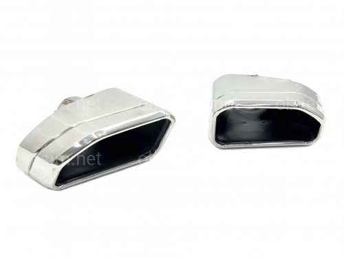 Насадки на выхлопные трубы M Paket для BMW X3 G01 / X4 G02 2022-2024 хром