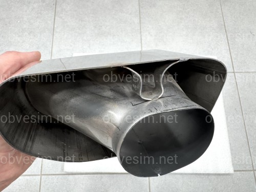 Насадки на выхлопные трубы M Paket для BMW X3 G01 / X4 G02 2018-2021 хром