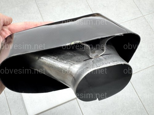 Насадки на выхлопные трубы M Paket для BMW X3 G01 / X4 G02 2018-2021 черные