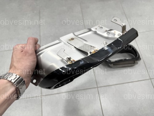 Насадки на выхлопные трубы M50i для BMW X5 G05 / X6 G06 / X7 G07 черные
