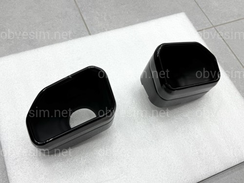 Насадки на выхлопные трубы M Paket для BMW X3 G01 / X4 G02 2022-2024 черные