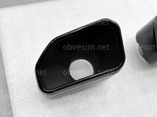 Насадки на выхлопные трубы M Paket для BMW X3 G01 / X4 G02 2022-2024 черные