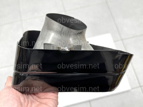 Насадки на выхлопные трубы M Paket для BMW X3 G01 / X4 G02 2022-2024 черные