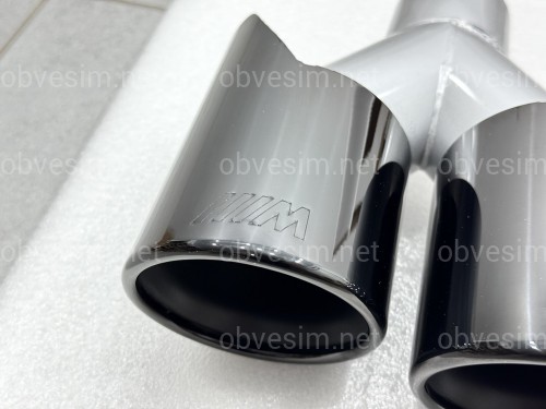 Насадки на выхлопные трубы стиль M5 BMW 5 Series F10 / F11 2010-2017 черные