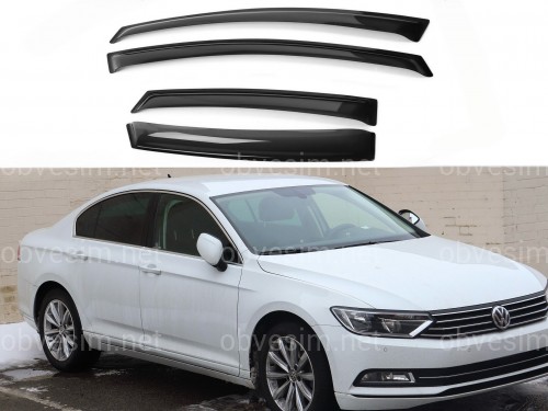 Дефлекторы окон SIM Volkswagen Passat B8 SD 2015-