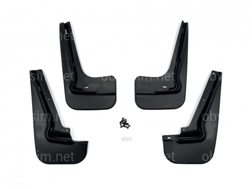 Брызговики BMW 3 series E36 1992-1998, комплект 4 шт.