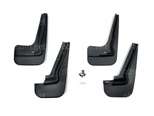 Брызговики BMW 3 series E36 1992-1998, комплект 4 шт.